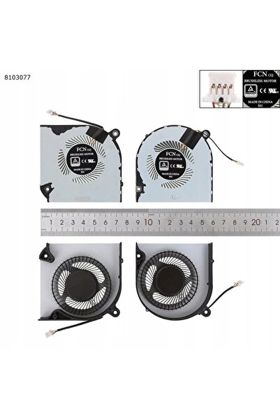 NO BRAND Ventilatoare CPU GPU pentru Acer Nitro 5 An515-54 An515-4 An517-51 A...