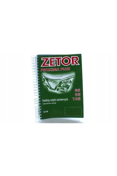 NO BRAND Catalog de piese Zetor Proxima Plus 85 95 105
