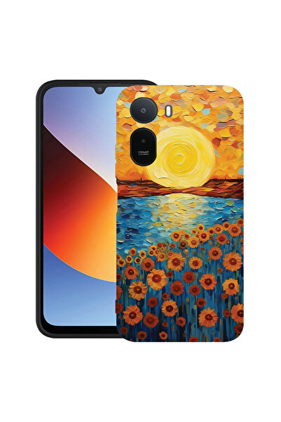 bestcase ®   Husă TPU Ultra Subțire pentru Xiaomi Redmi A7 Pro, Imprimeu Floa...