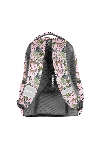 NO BRAND Rucsac școlar cu multiple compartimente Paso Roz, Verde