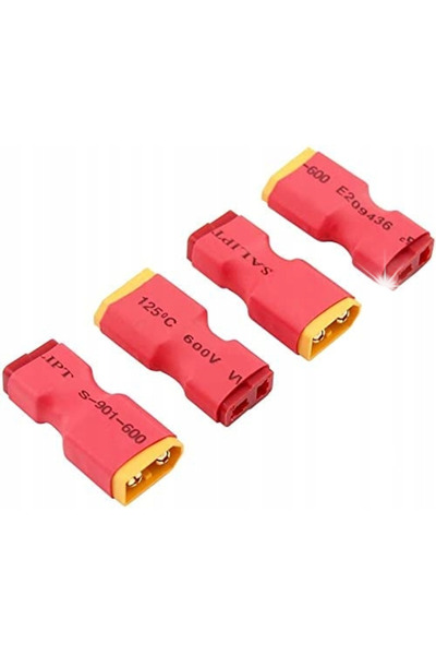 NO BRAND Adaptor XT60 tată-mamă tip T, pachet de 4 |   Conversie rapidă |   L...