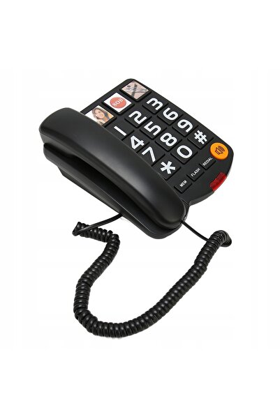 NO BRAND Telefon pentru vârstnici, cu buton SOS puternic, taste mari și volum...