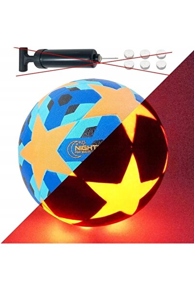 NO BRAND Minge de fotbal luminoasă LED pentru meciuri de noapte Lb25-Eu cu 2 ...