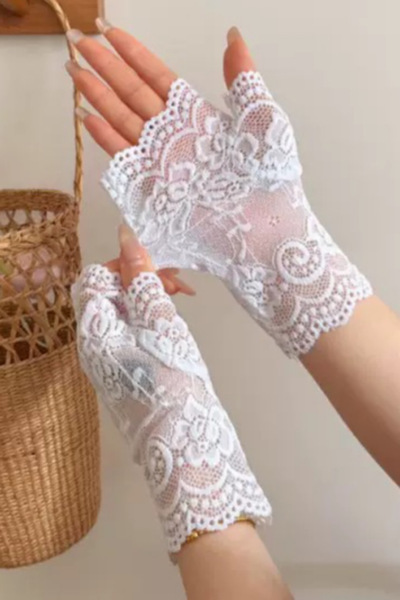 Giraffe Lace Gloves Party Wedding Prom Evening Dress Gloves for Costume