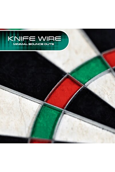 NO BRAND Placă de darts profesională Quadro 240 din sisal pentru jocul de darts