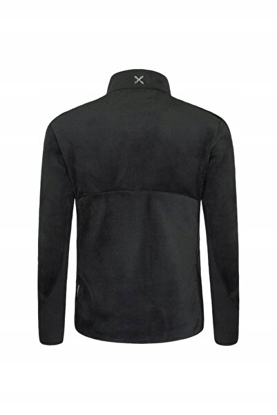 NO BRAND Fleece de munte pentru trekking, bărbați, fleece nordic, negru, M