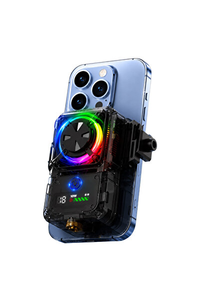 Nerele DL23 Wireless Phone Cooler, 10W Semiconductor Cooling, 2000mAh Integra...