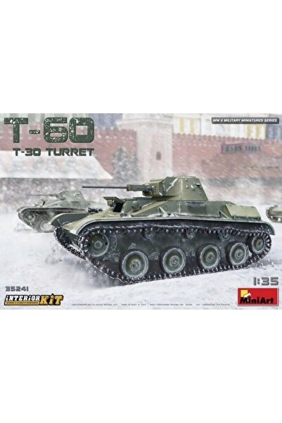 NO BRAND Miniart 35241 1:35 T-60 (Kit interior turelă T-30) Kit de model pent...