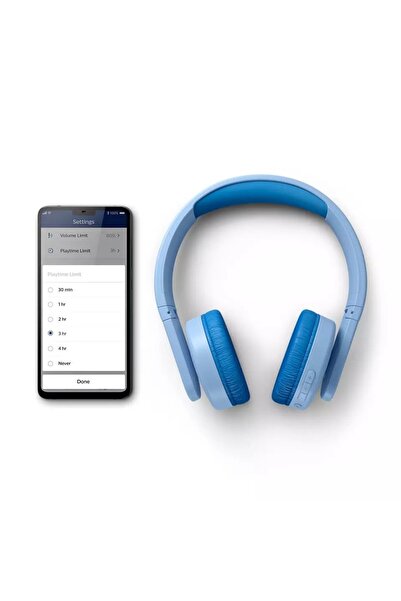 NO BRAND Căști wireless Philips tak4206bl albastre pentru copii, tip on-ear
