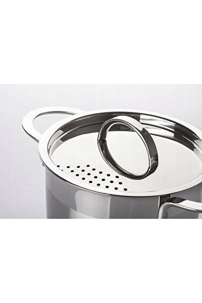 NO BRAND Garnek Mr-3511-20 Inox 3 L Găuri în capacul Maestro
