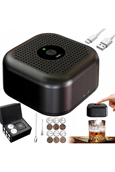 NO BRAND Agitator portabil pentru whisky - Agitator electric cu lingură și pe...