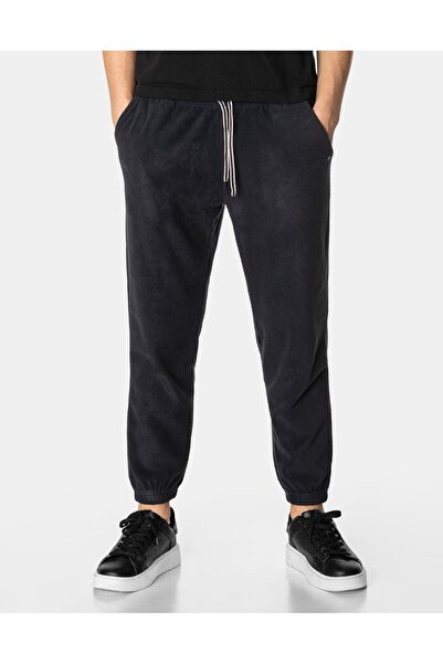 NO BRAND Pantaloni groși și călduroși din fleece, trening pentru bărbați, pen...