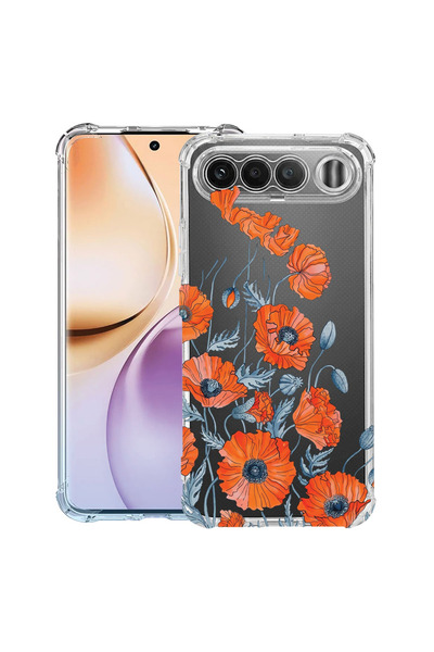 bestcase ®   Husă Antișoc pentru Realme 16, Florală - Poppy Minimalist, 31567...