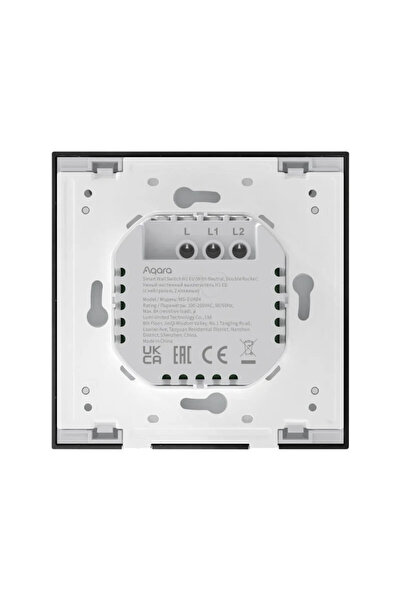 NO BRAND AQARA H1 ÎNTRERUPĂTOR DE LUMINĂ CU 2 BUTOANE SMART HOMEKIT ZIGBEE EU