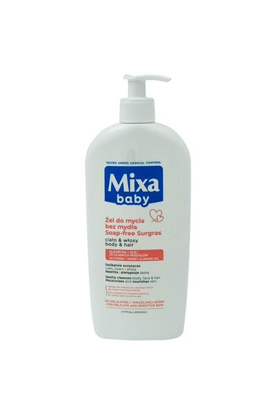 Mixartcollective Sampon, Mixa, si Gel Spumant 400 ml Baby 2in1,