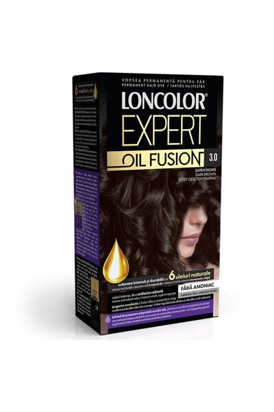 Loncolor Expert Hair Dye, Oil Fusion, 3 Dark Satin