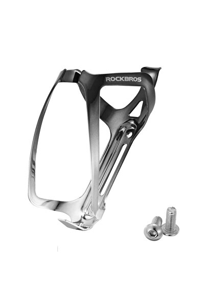 ROCKBROS RKL02 Suport bidon bicicletă din aluminiu, Negru/Argintiu