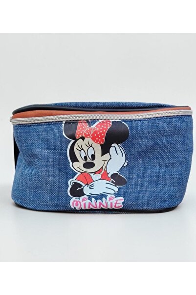 Gürpaş Minnie Karakter Baskılı Termal Isı Yalıtımlı Beslenme Çantası - Mavi D...