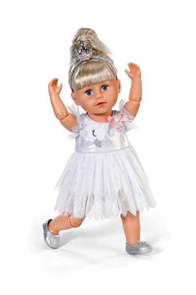 NO BRAND Păpușă Baby Born de 43 cm, rochie de balerină 837276