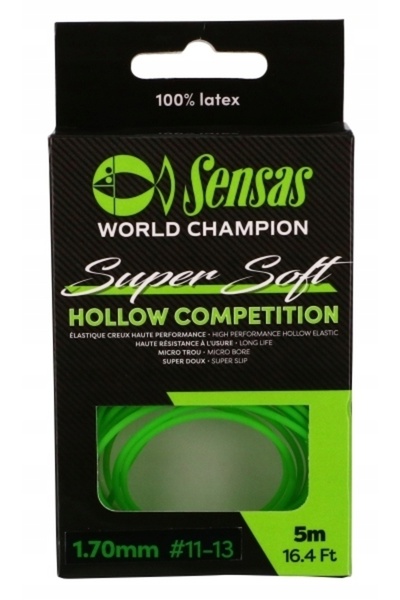 NO BRAND Sensas Hollow Match Super Soft Amortizor de șoc 1,35mm 5m