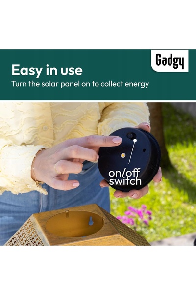 NO BRAND Lampă solară de perete cu jardinieră, lumină LED caldă, pentru grădi...