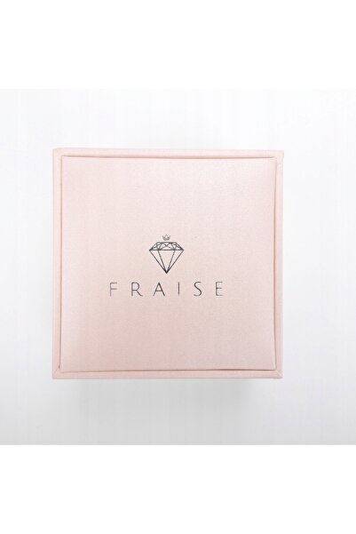 NO BRAND Colier Fraise S925 Stele Zirconiu Dublu
