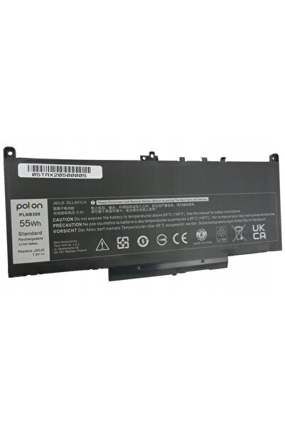 NO BRAND Baterie pentru laptopuri Dell Litiu-Ion 7200mAh Polion