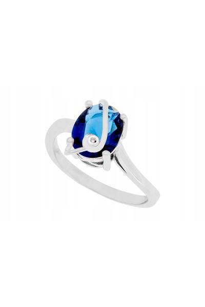 NO BRAND Inel din argint placat cu rodiu, cu zirconiu cubic, mărimea 16! !