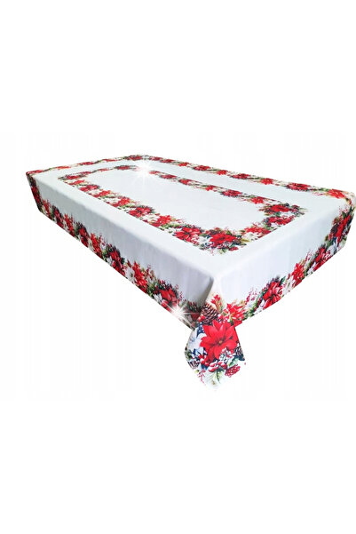 NO BRAND Față de masă 140X200 Crăciun 965 Steaua din Betleem