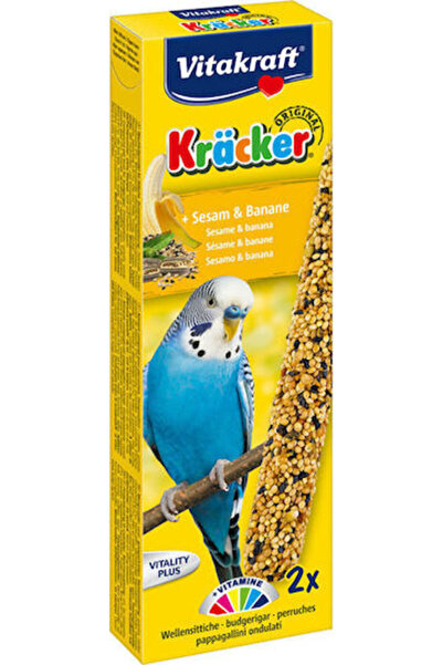 Vitakraft Kräcker Duo Στικς Τροφής για Παπαγαλάκια με Μπανάνα & Σουσάμι 2 τεμ...