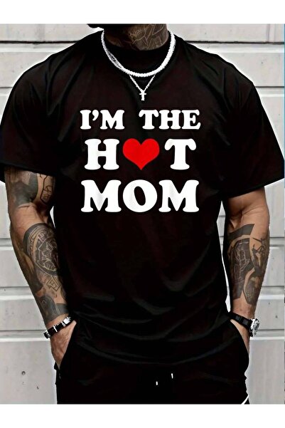 799 100% Cotton I'm The Hot Funny Mom T-Shirt Men's Women's Vintage Summer Va...