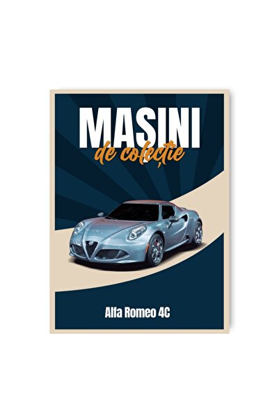 WELLY Sigilat- Alfa Romeo 4C- Nr. 112- Mașini de Colecție 2023- Scara 1/60