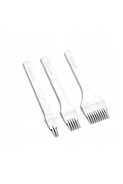 NO BRAND Perforator de găuri pentru curele de piele de 3mm, Unealtă de perfor...