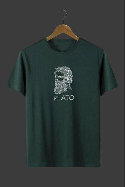 H&GHAMLEGİYİM Unisex Plato Printed T-Shirt