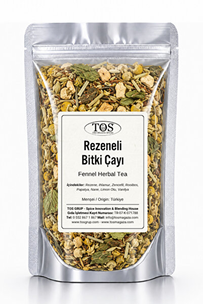 TOS The Organic Spices Fennel Herbal Tea 40 Gr (1. Quality) Fennel Herbal Tea