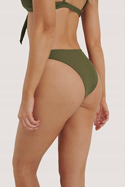 NO BRAND Chilot de bikini clasic verde, stil neted, on-kd m