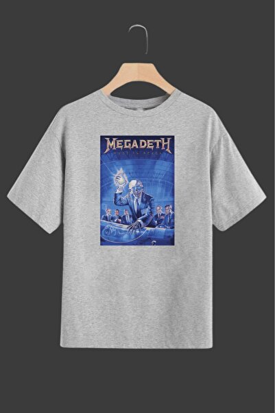 H&GHAMLEGİYİM Μπλουζάκι Unisex Megadeth Printed
