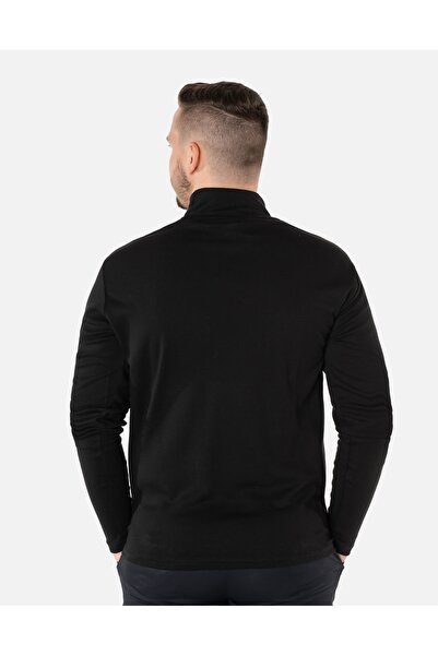 NO BRAND Pulover subțire elegant pentru bărbați, cu guler semi-înalt, din bum...