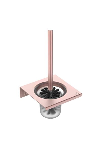 İdeal Standard Set perie WC cu montare pe perete – roz satinat, aluminiu, 347 mm