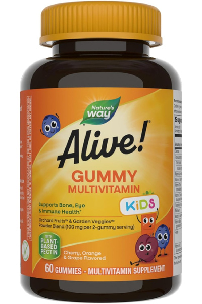 Nature's Way Alive Gummies 60'S Multi-Vitamin For Children