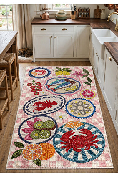 Rugs Modern Halı SDT Karışık Desenli Modern Dokuma Taban Dekoratif Halı sdtam...