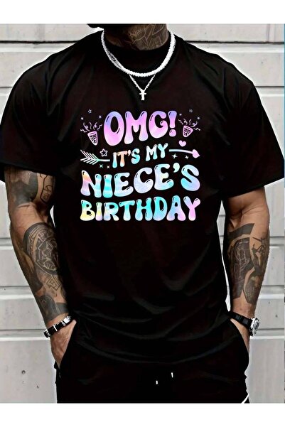 799 100% Cotton Groovy OMG It's My Niece's Birthday BDay Girl Tie Dye T-Shirt...