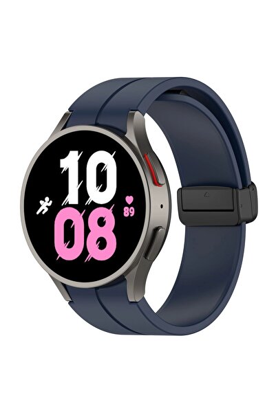 BizonMobile Curea de ceas din silicon Bizon pentru Samsung Galaxy Watch FE/7/...
