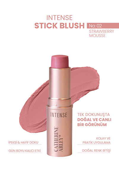 Catherine Arley INTENSE STICK BLUSH ALLIK NO 02 STRAWBERRY MOUSSE