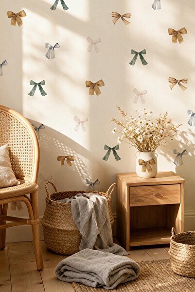 MSticker Bohemian Bow Wall Sticker Set 66 Pieces |   Baby & Kids Room Self-Ad...