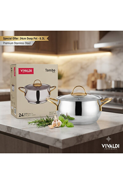 Vivaldi Tek Tencere 24 cm