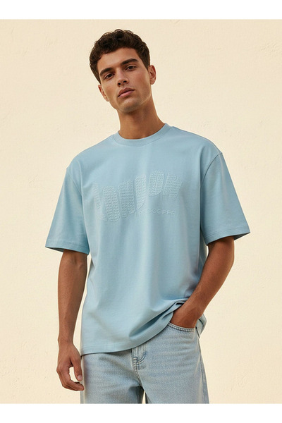 Lee Cooper Regular Fit Crew Neck Embroidered T-shirt