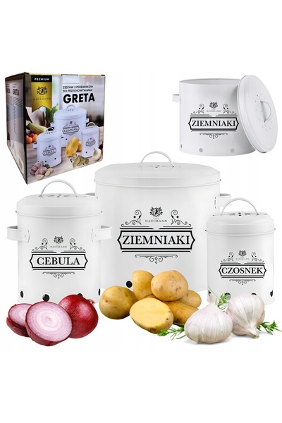 Karl Hausmann SET DE RECIPiente ALBE PENTRU PĂSTRAREA ALIMENTELOR USTUROI CEA...