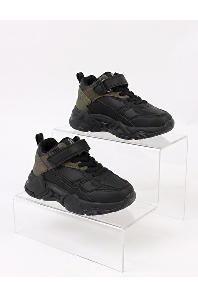 MiniKids Pantofi sport Apawwa Rodrigo negru-kaki