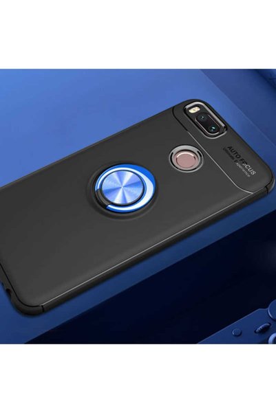 Ahlttiba حافظة متوافقة مع غطاء سيليكون لهاتف Xiaomi Mi 5x مع حامل حلقي قابل ل...